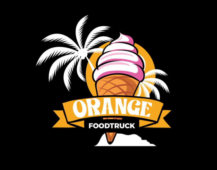 Orange Food Truck Nysa